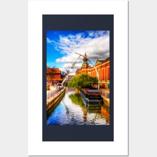 River Witham, Lincoln City, Lincolnshire, UK Posters and Art